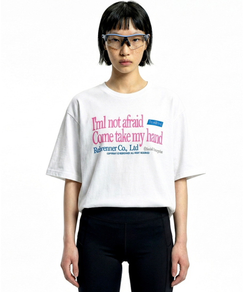 REBRENNER(リブレンナー)の「DTF 20番手 ピンクアフレイドスタンダード 半袖Tシャツ グレー(Tシャツ/カットソー・レディース・グレー・SMALL/MEDIUM/LARGE/X-LARGE/2XL/3XL/4XL)」の4枚目の写真