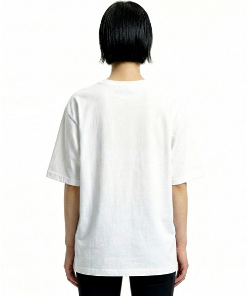 REBRENNER(リブレンナー)の「DTF 20番手 ピンクアフレイドスタンダード 半袖Tシャツ グレー(Tシャツ/カットソー・レディース・グレー・SMALL/MEDIUM/LARGE/X-LARGE/2XL/3XL/4XL)」の6枚目の写真