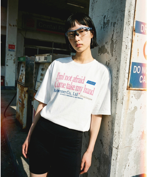 REBRENNER(リブレンナー)の「DTF 20番手 ピンクアフレイドスタンダード 半袖Tシャツ グレー(Tシャツ/カットソー・レディース・グレー・SMALL/MEDIUM/LARGE/X-LARGE/2XL/3XL/4XL)」の7枚目の写真