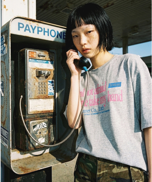 REBRENNER(リブレンナー)の「DTF 20番手 ピンクアフレイドスタンダード 半袖Tシャツ グレー(Tシャツ/カットソー・レディース・グレー・SMALL/MEDIUM/LARGE/X-LARGE/2XL/3XL/4XL)」の8枚目の写真