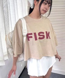 ピグメントFISKクロップドTシャツ