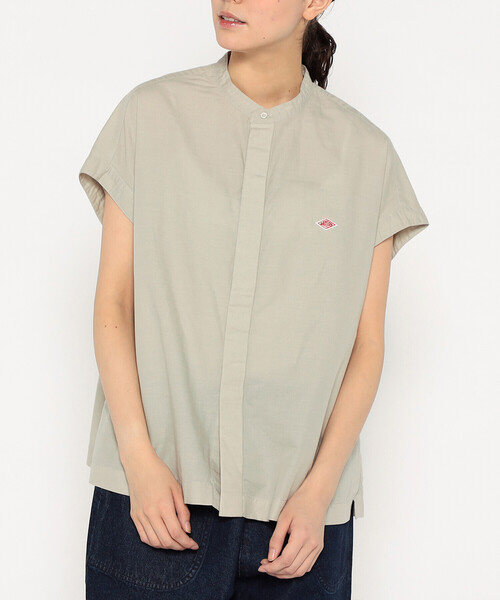 Women's Cotton Linen Slub Sleeveless Shirt（シャツ/ブラウス