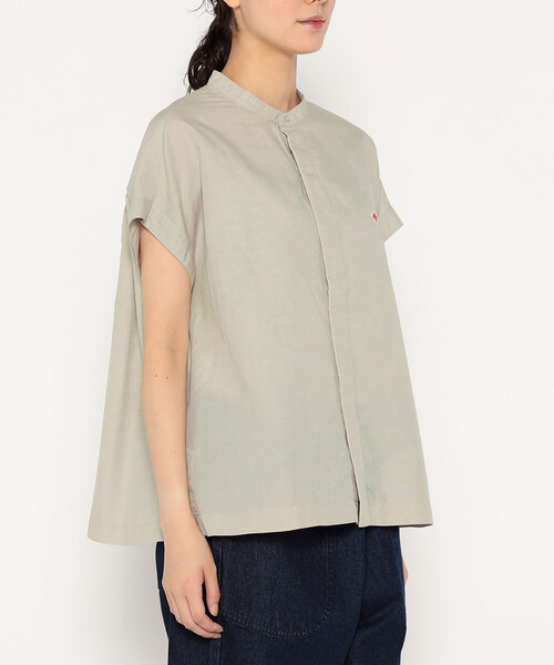 Women's Cotton Linen Slub Sleeveless Shirt（シャツ/ブラウス
