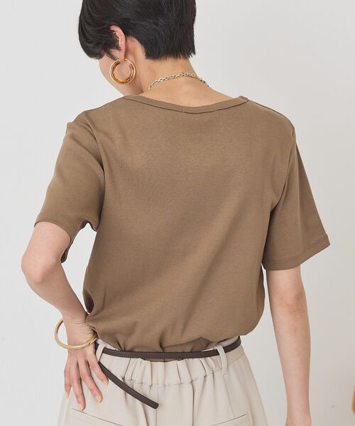 AMERICAN HOLIC(アメリカンホリック)の「【2点セット】半袖Tシャツ+チュールビスチェ(Tシャツ/カットソー・レディース・チャコールグレー/オフホワイト/モカ・L/M)」の14枚目の写真