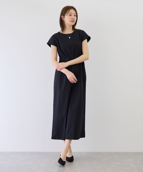 Jayro(ジャイロ)の「ラッシュガードウエストタックワンピース(ワンピース・レディース・ブラック/ベージュ/チャコールグレー・M)」の2枚目の写真