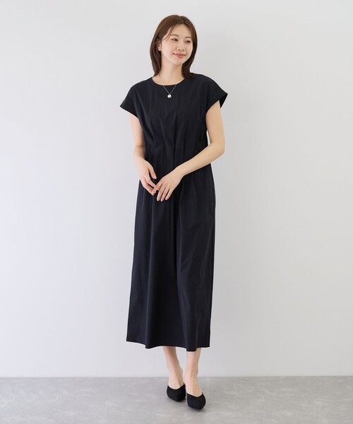 Jayro(ジャイロ)の「ラッシュガードウエストタックワンピース(ワンピース・レディース・ブラック/ベージュ/チャコールグレー・M)」の5枚目の写真