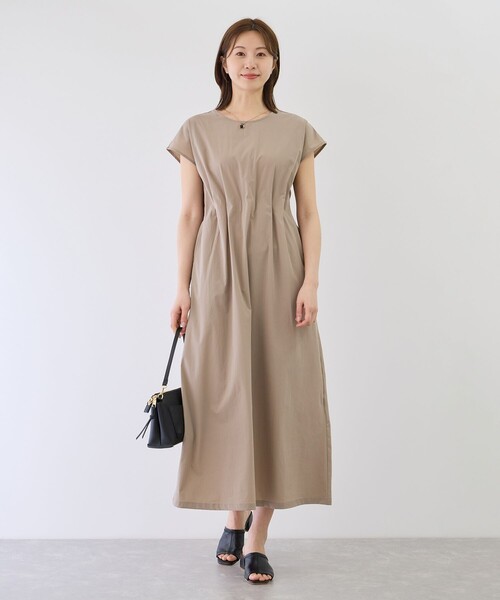 Jayro(ジャイロ)の「ラッシュガードウエストタックワンピース(ワンピース・レディース・ブラック/ベージュ/チャコールグレー・M)」の17枚目の写真