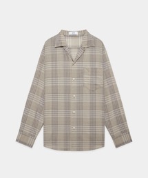 markaware（マーカウェア）の「【marka/MARKAWARE】オーガニックコットン強撚チェックローン / オープンカラーL/Sシャツ（シャツ/ブラウス）」