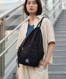 Admiral | 【admiral】アドミラル 500mlペットボトル A4収納可能 軽撥水加工 リフレクトドローコード ロゴ刺繍 ナップサック(バックパック/リュック)
