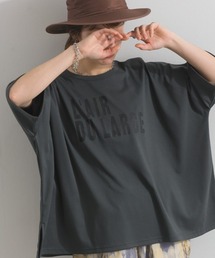 シルケット風 ロゴワイド 5分袖TEE