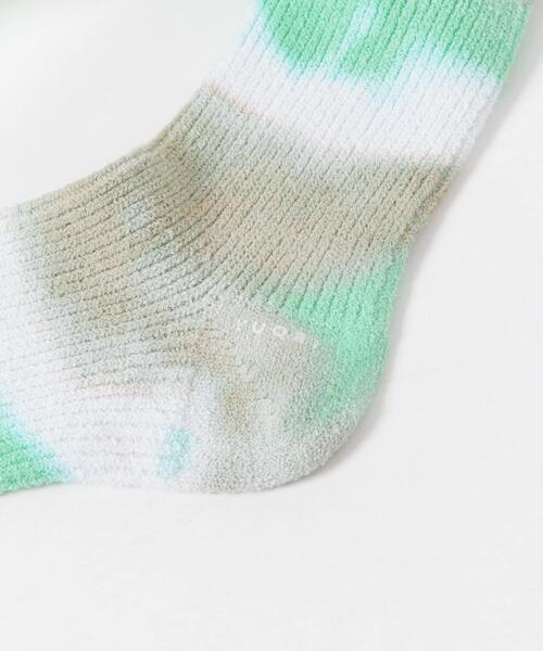YUQRI（ユクリ）の「YUQRI　CRISPY TIE-DYE（ソックス/靴下・メンズ・ミント/ブルー系その他/ピンク系その他/ブラック系その他・FREE）」の11枚目の写真