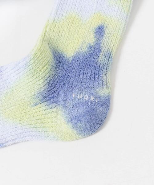 YUQRI（ユクリ）の「YUQRI　CRISPY TIE-DYE（ソックス/靴下・メンズ・ミント/ブルー系その他/ピンク系その他/ブラック系その他・FREE）」の13枚目の写真