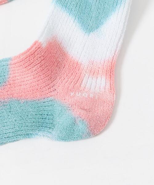 YUQRI（ユクリ）の「YUQRI　CRISPY TIE-DYE（ソックス/靴下・メンズ・ミント/ブルー系その他/ピンク系その他/ブラック系その他・FREE）」の15枚目の写真