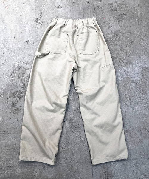 CALIFORNIA OUTFITTERS(カリフォルニア アウトフィッターズ)の「5C2 ヘリンボーンダブルニーワークパンツ(デニムパンツ・メンズ・ブラック/ベージュ・FREE)」の6枚目の写真