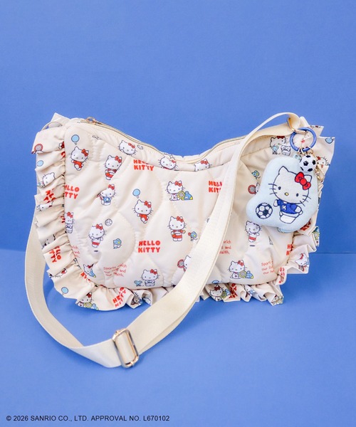 sanrio(サンリオ)の「ハローキティ/キルティングフリルショルダーバッグ(ショルダーバッグ・レディース・レッド/アイボリー・FREE)」の19枚目の写真