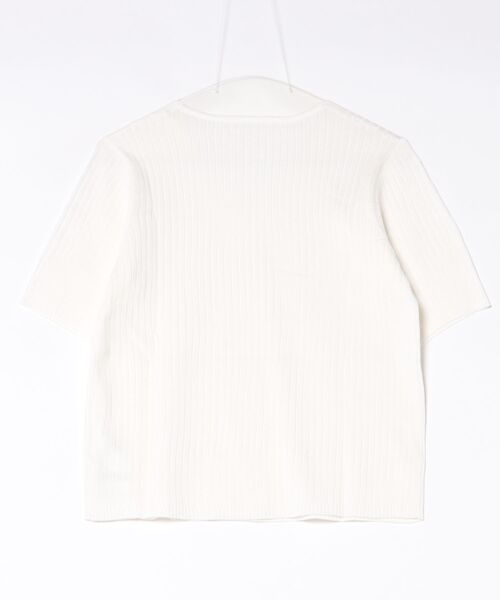 coca（coca）（コカ）の「Vネックリブニットトップス（ニット/セーター・レディース・ライトブルー/ホワイト・S/M/L）」の22枚目の写真