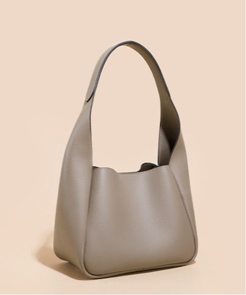 NiiNa（ニーナ）の「【NiiNa】【高品質牛革】ワンハンドルバケットバッグ / WEB限定（ハンドバッグ・レディース・ホワイト・FREE）」の12枚目の写真