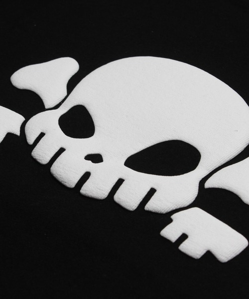 KEYMISERY(キーミザリー)の「A'GEM/9 × .kom 『KEYMISERY/キーミザリー』Skull Cross Key's Crop T-Shirt/スカルクロップTシャツ(Tシャツ/カットソー・メンズ・ホワイト/ブラック・S)」の16枚目の写真