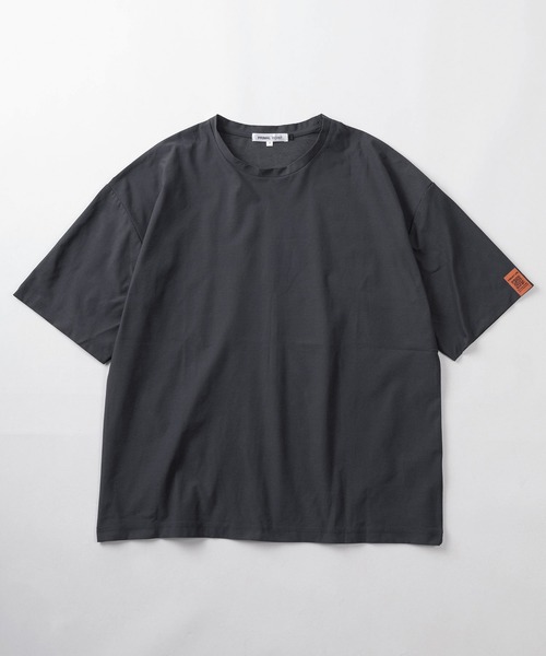 make a ray!(メイク ア レイ!)の「【83】COOL&DRY ストレッチ マルチファンクション ルームウェア/Tシャツ&ショートパンツ/セットアップ/ワンマイルウェア/2点セット/速乾/接触冷感/UVカット/ユニセックス/レディース/メンズ(ルームウェア/パジャマ・メンズ・グレイッシュベージュ/ネイビー/ブラック/チャコールグレー/オリーブ・L/XL/M)」の8枚目の写真
