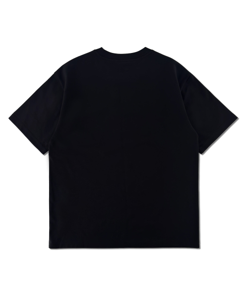 ANNOYED（アノイド）の「スマイルロゴ半袖Tシャツ LQ7TU436_BLACK（Tシャツ/カットソー・メンズ・その他・90/95/100/105）」の2枚目の写真