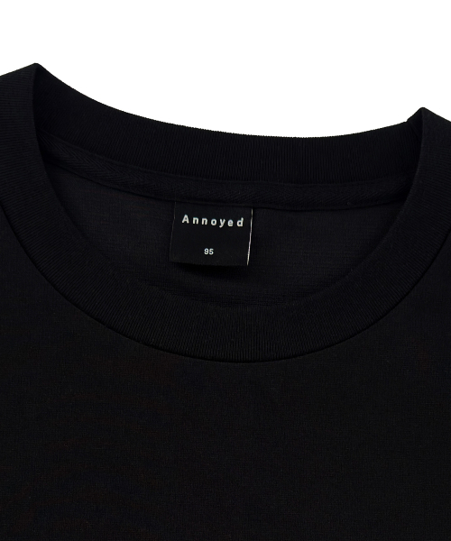 ANNOYED（アノイド）の「スマイルロゴ半袖Tシャツ LQ7TU436_BLACK（Tシャツ/カットソー・メンズ・その他・90/95/100/105）」の3枚目の写真