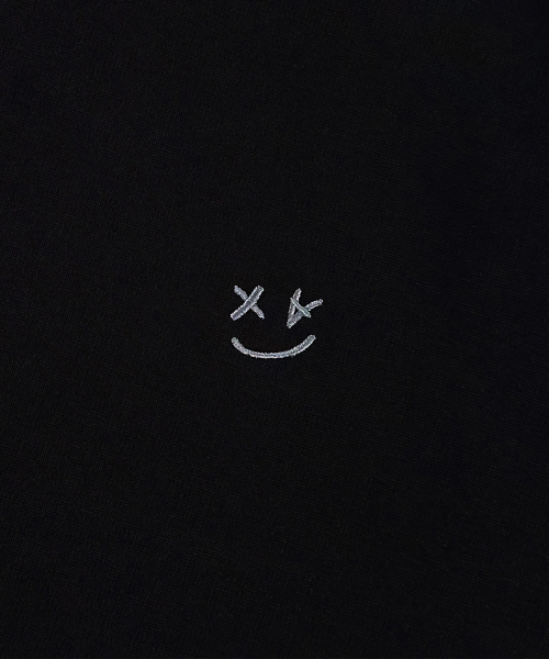 ANNOYED（アノイド）の「スマイルロゴ半袖Tシャツ LQ7TU436_BLACK（Tシャツ/カットソー・メンズ・その他・90/95/100/105）」の4枚目の写真