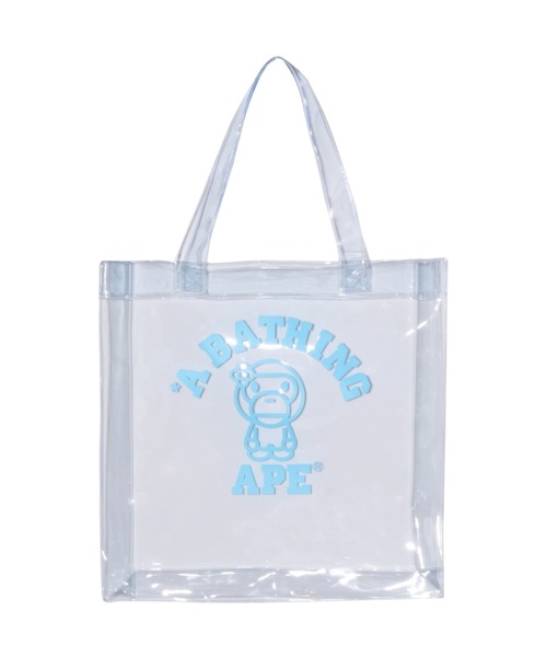 A BATHING APE（アベイシングエイプ）の「BABY LISA ABC CAMO PVC BAG（トートバッグ・レディース・サックスブルー/ピンク・FREE）」の3枚目の写真
