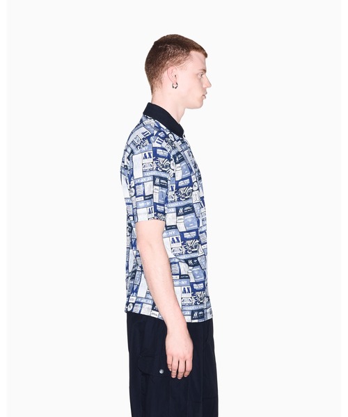 ARMANI EXCHANGE(アルマーニエクスチェンジ)の「【A|X アルマーニ エクスチェンジ】グラフィックロゴ レギュラーフィット 半袖ポロシャツ/REGULAR(ポロシャツ・メンズ・その他・XX-LARGE/X-SMALL/X-LARGE/SMALL/MEDIUM/LARGE)」の7枚目の写真