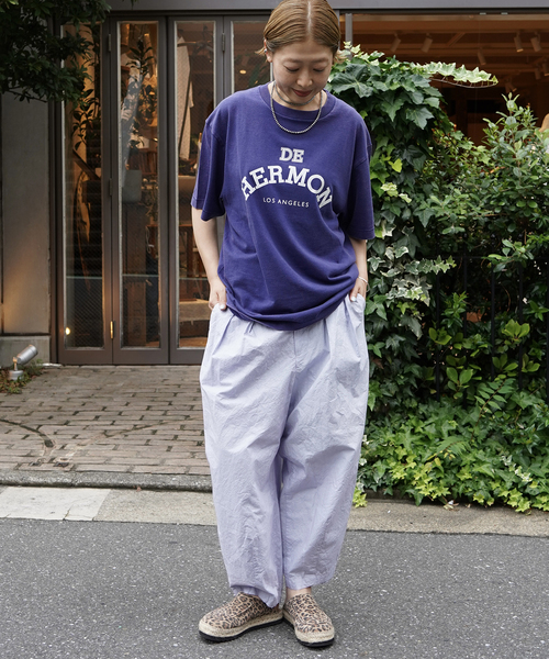JOURNAL STANDARD LUXE(ジャーナルスタンダード ラックス)の「ダウンプルーフ タックカーブパンツ(その他パンツ・レディース・ラベンダー/ピンク/ライトグレー・FREE)」の16枚目の写真