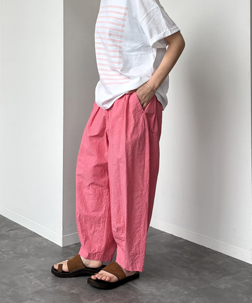JOURNAL STANDARD LUXE(ジャーナルスタンダード ラックス)の「ダウンプルーフ タックカーブパンツ(その他パンツ・レディース・ラベンダー/ピンク/ライトグレー・FREE)」の21枚目の写真