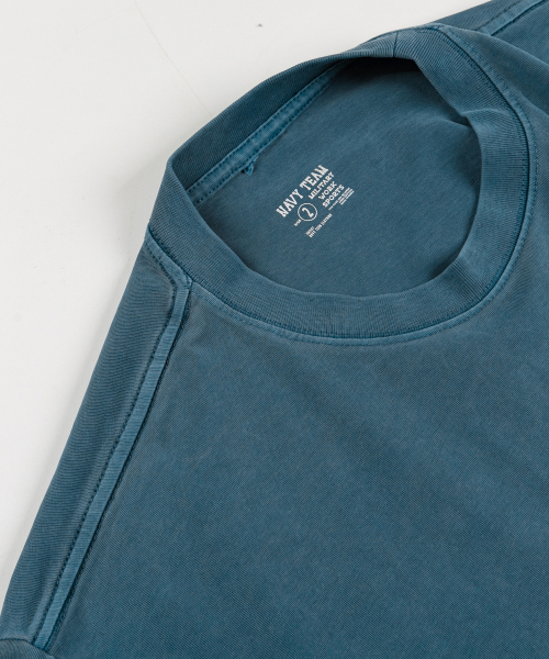 NAVYTEAM(ネイビーチーム)の「PACE ピグメント半袖Tシャツ(4色)(Tシャツ/カットソー・レディース・バーガンディー/ブラウン/ブルー/チャコール・SMALL/X-LARGE/LARGE/MEDIUM)」の13枚目の写真