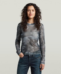 Motion Camo Slim T-Shirt/モーションカモシアーロングスリーブスリムTシャツ