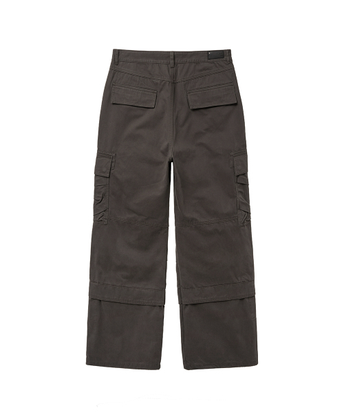 MISEKISEOUL MEN（ミセキソウルメンズ）の「Multi wide cargo pants CHARCOAL（その他パンツ・メンズ・その他・1/2/3）」の3枚目の写真