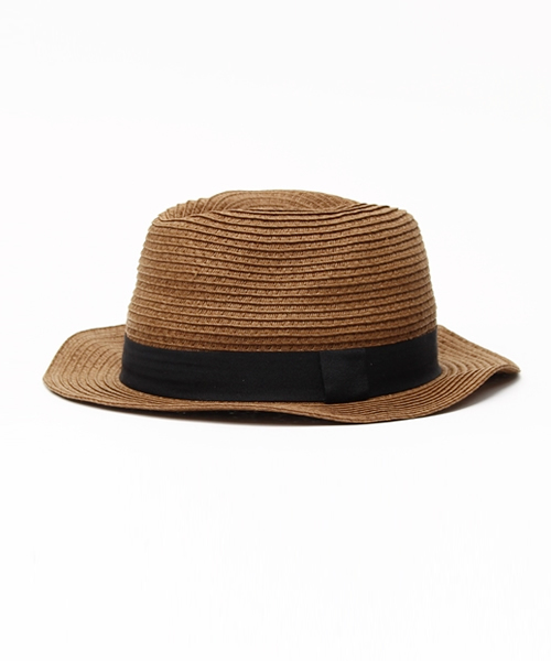 earth music&ecology（アースミュージックアンドエコロジー）の「【2016Summer】ペーパーブレード中折れハット（ハット・レディース・ベージュ/キャメル・FREE）」の2枚目の写真