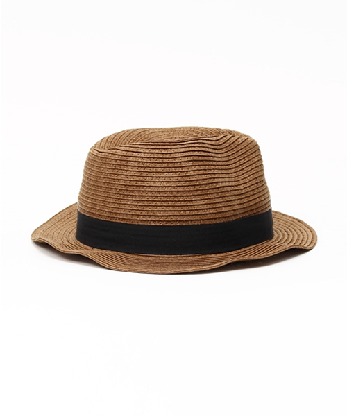 earth music&ecology（アースミュージックアンドエコロジー）の「【2016Summer】ペーパーブレード中折れハット（ハット・レディース・ベージュ/キャメル・FREE）」の4枚目の写真