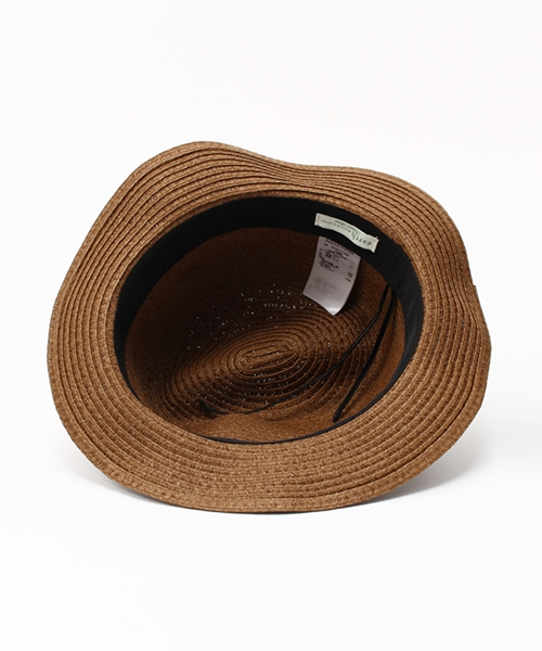 earth music&ecology（アースミュージックアンドエコロジー）の「【2016Summer】ペーパーブレード中折れハット（ハット・レディース・ベージュ/キャメル・FREE）」の5枚目の写真