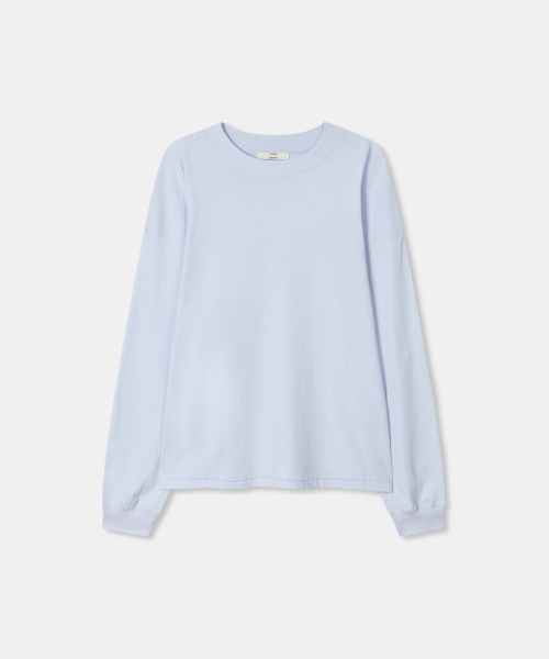 THEENDQUESTION(ジエンドクエスチョン)の「Bio-washed t-shirt / LIGHT BLUE(Tシャツ/カットソー・レディース・その他・FREE)」の1枚目の写真