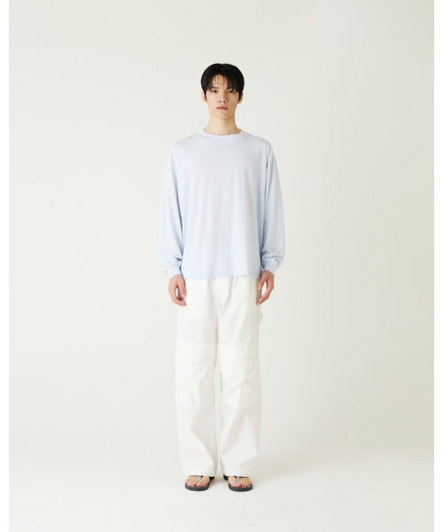 THEENDQUESTION(ジエンドクエスチョン)の「Bio-washed t-shirt / LIGHT BLUE(Tシャツ/カットソー・レディース・その他・FREE)」の3枚目の写真