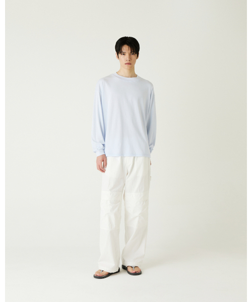 THEENDQUESTION(ジエンドクエスチョン)の「Bio-washed t-shirt / LIGHT BLUE(Tシャツ/カットソー・レディース・その他・FREE)」の6枚目の写真