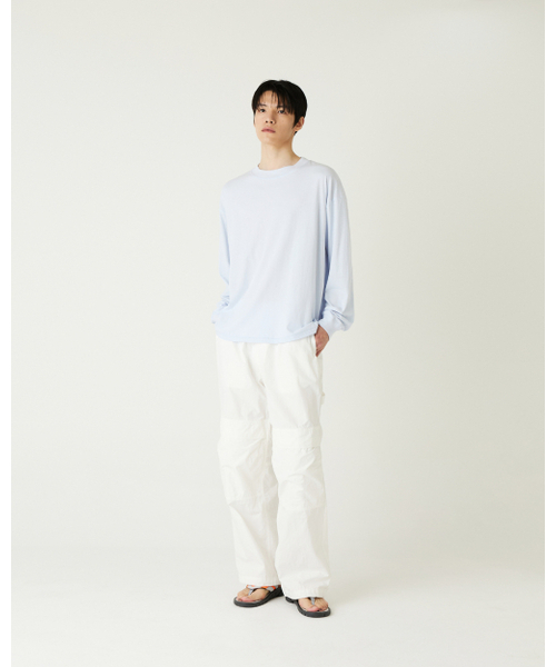 THEENDQUESTION(ジエンドクエスチョン)の「Bio-washed t-shirt / LIGHT BLUE(Tシャツ/カットソー・レディース・その他・FREE)」の7枚目の写真