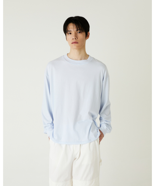 THEENDQUESTION(ジエンドクエスチョン)の「Bio-washed t-shirt / LIGHT BLUE(Tシャツ/カットソー・レディース・その他・FREE)」の10枚目の写真