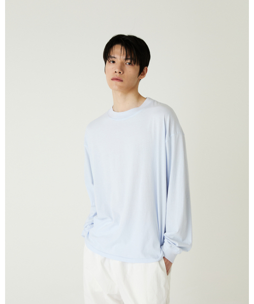 THEENDQUESTION(ジエンドクエスチョン)の「Bio-washed t-shirt / LIGHT BLUE(Tシャツ/カットソー・レディース・その他・FREE)」の11枚目の写真