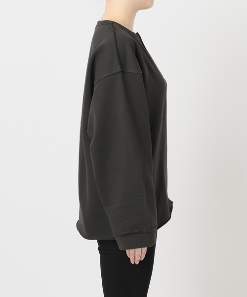 JOURNAL STANDARD（ジャーナルスタンダード）の「《WEB限定追加》CUT-OFF SWEATカーディガン（カーディガン/ボレロ・レディース・ブラック系その他/ピンク/ベージュ・FREE）」の13枚目の写真