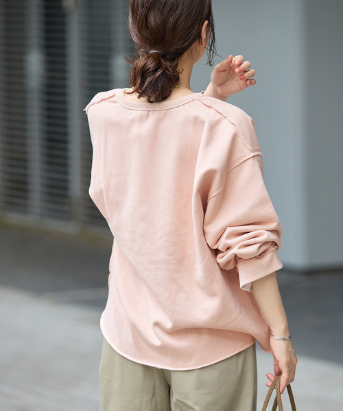 JOURNAL STANDARD(ジャーナルスタンダード)の「《WEB限定追加》CUT-OFF SWEATカーディガン(カーディガン/ボレロ・レディース・ブラック系その他/ピンク/ベージュ・FREE)」の19枚目の写真