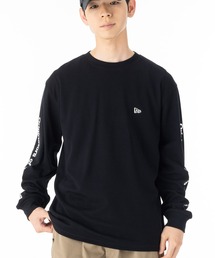 ニューエラ 長袖Tシャツ ロンT 袖ロゴ