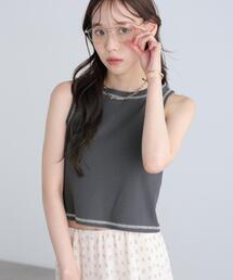 FREE'S MART | ◆ワッフルアメスリショート丈タンク(Tシャツ/カットソー)