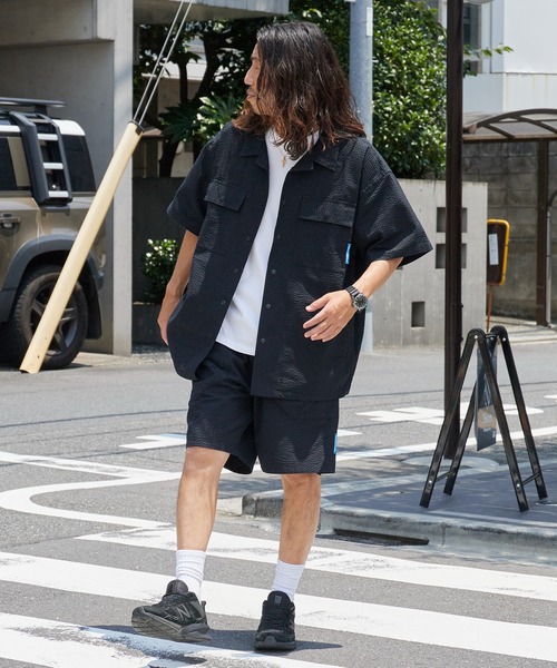 Liberaiders(リベレイダース)の「Liberaiders/リベレイダース COOLMAX S/S SHIRT シアサッカー ユーティリティ半袖シャツ 吸水速乾 メンズ 秋服 2026年秋冬(シャツ/ブラウス・メンズ・ブラック/ストライプ・M/L/XL)」の21枚目の写真