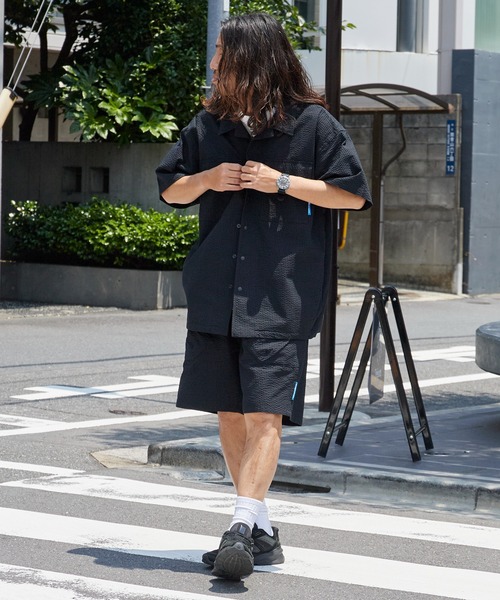 Liberaiders(リベレイダース)の「Liberaiders/リベレイダース COOLMAX S/S SHIRT シアサッカー ユーティリティ半袖シャツ 吸水速乾 メンズ 秋服 2026年秋冬(シャツ/ブラウス・メンズ・ブラック/ストライプ・M/L/XL)」の17枚目の写真