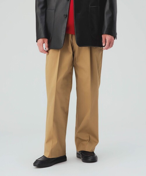 BEAMS HEART(ビームスハート)の「セミワイド イージー チノパンツ(チノパンツ・メンズ・ベージュ・X-LARGE/LARGE/MEDIUM/SMALL)」の1枚目の写真