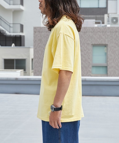 ALOHA BLUE(アロハブルー)の「ALOHA BLUE / アロハブルー ピグメントダイ ロゴプリントTシャツ 半袖Tシャツ クルーネック メンズ 秋 秋服 2026年秋冬(Tシャツ/カットソー・メンズ・イエロー・S/M/L/XL)」の18枚目の写真